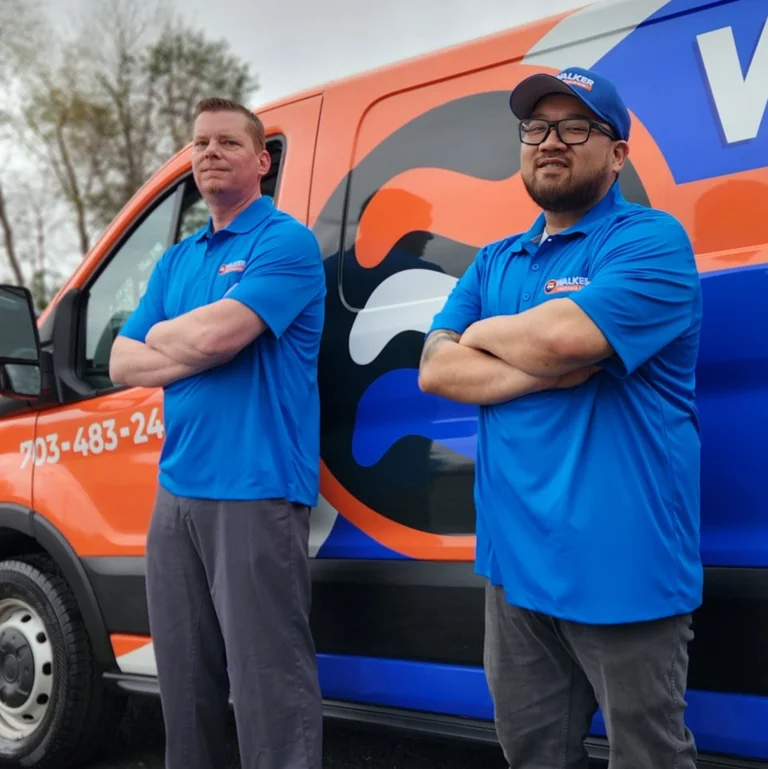 HVAC installation team